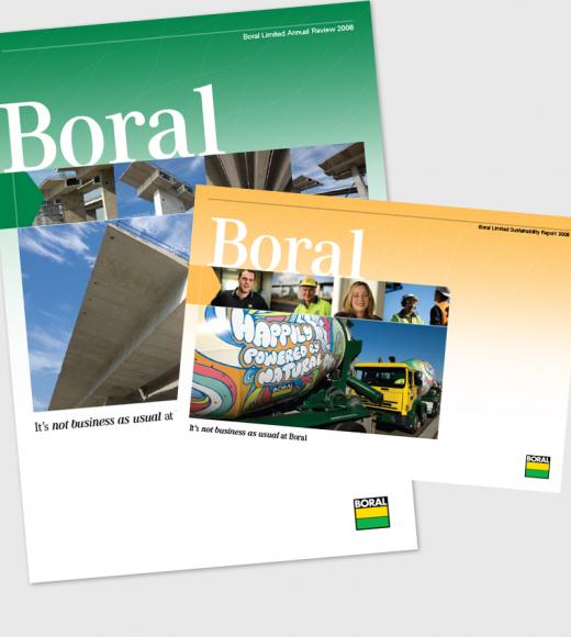 Boral Annual Report and Boral Review 2008