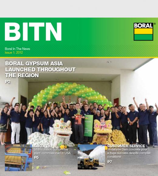 Boral News Issue 1, 2012